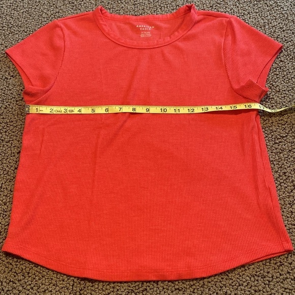NWOT American Eagle Waffle Knit Short Sleeved  Shirt Size XL - Picture 4 of 5